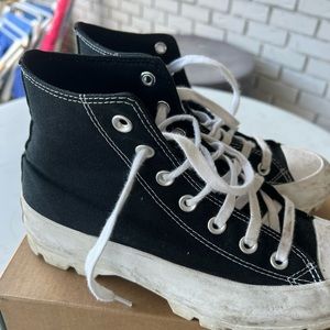 Converse platform black